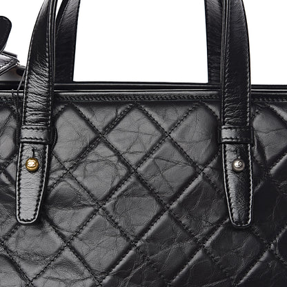 Chanel Calfskin Quilted Large Gabrielle Shopping Tote Black 13 of 13