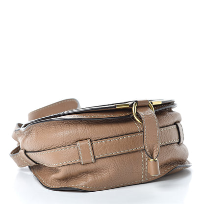 Chloe Calfskin Mini Marcie Round Crossbody Bag Nut 4 of 12