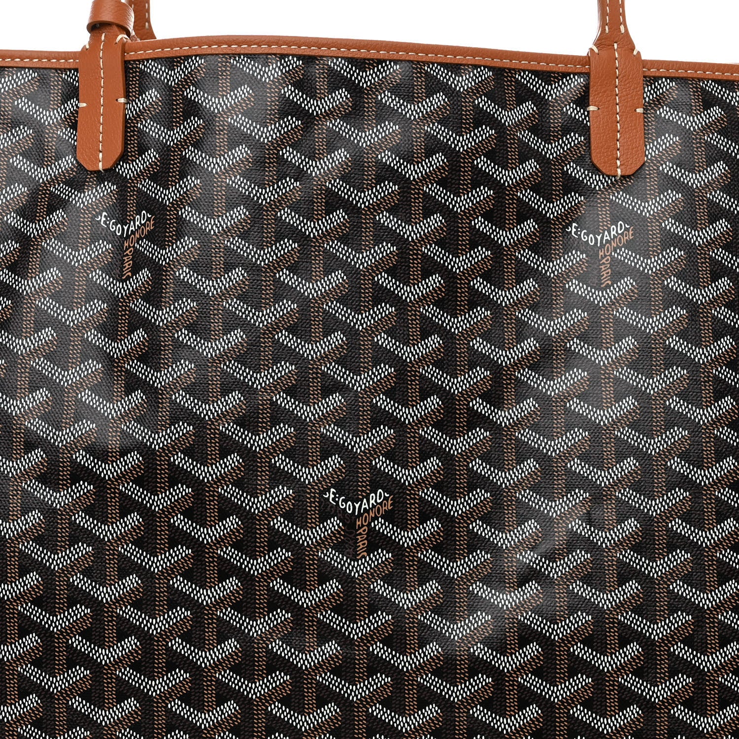 Goyard Goyardine Saint Louis GM Black Gold 10 of 12