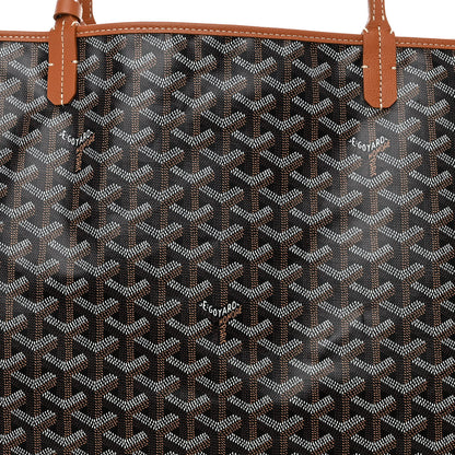 Goyard Goyardine Saint Louis GM Black Gold 10 of 12