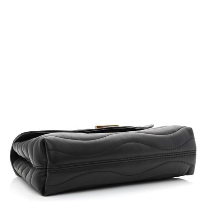 Louis Vuitton Calfskin LV New Wave Chain Bag Black 4 of 12