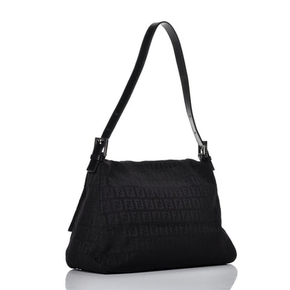 Fendi Zucchino Mama Baguette Black 3 of 9