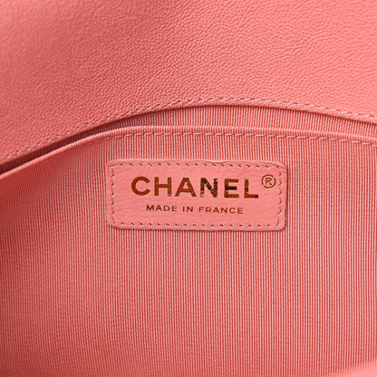 Chanel Caviar Quilted Medium Boy Flap Powder Pink 6 of 11