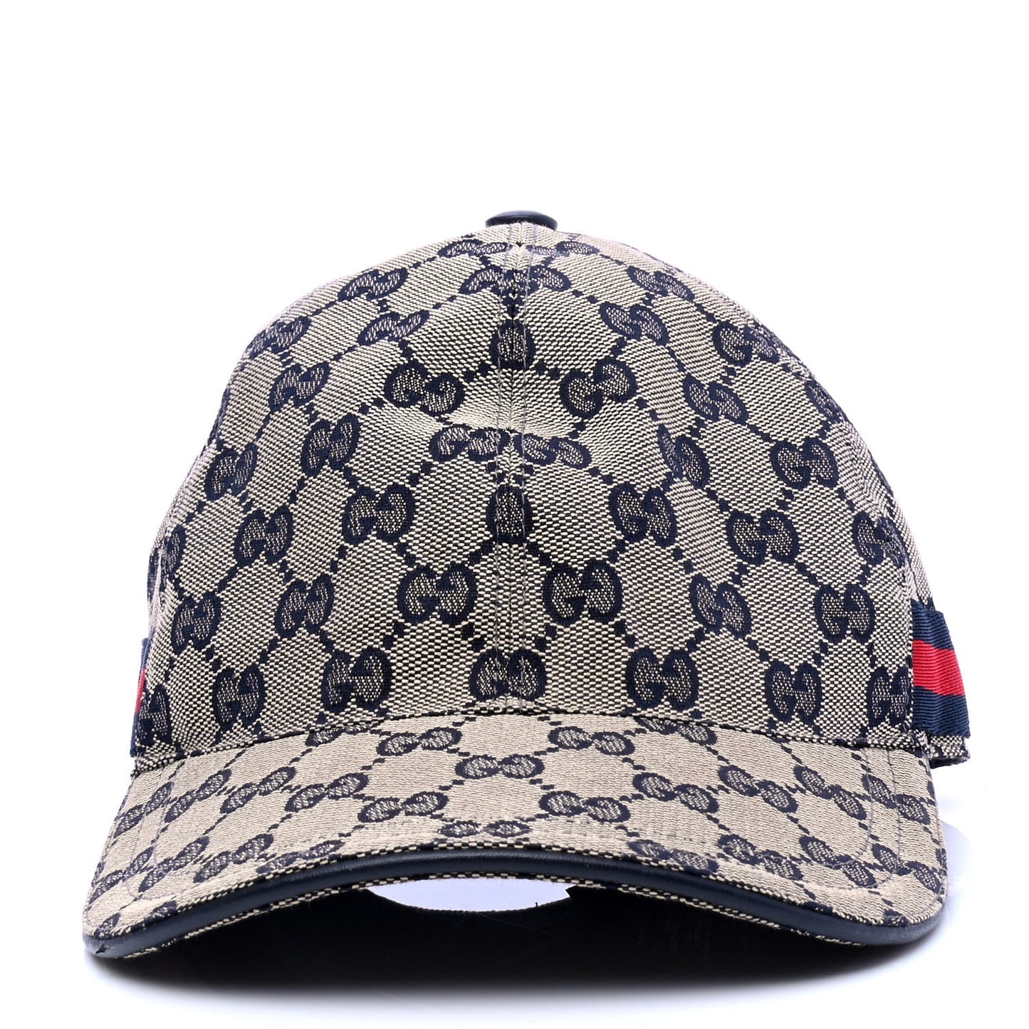 Monogram Web Baseball Hat S Beige Blue
