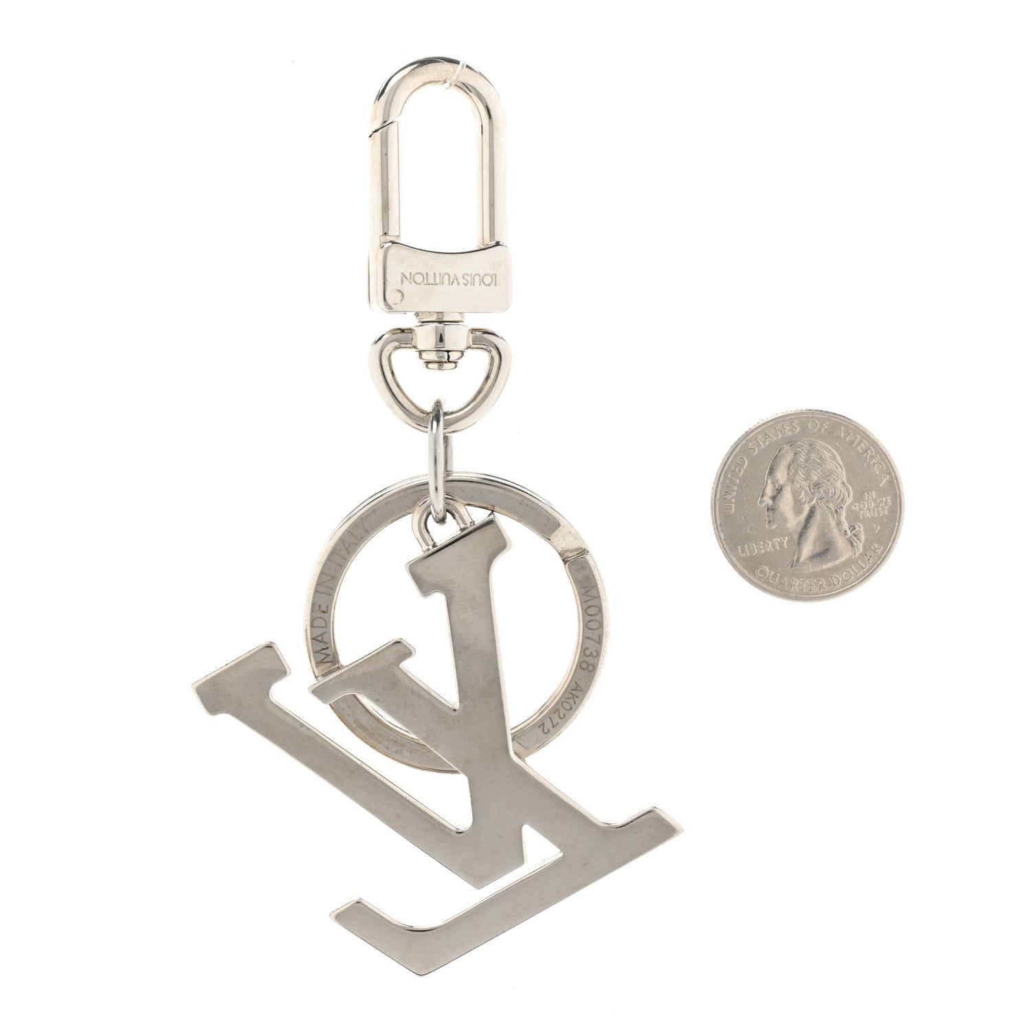 Louis Vuitton LV Spotlight Bag Charm Key Holder Green 2 of 4