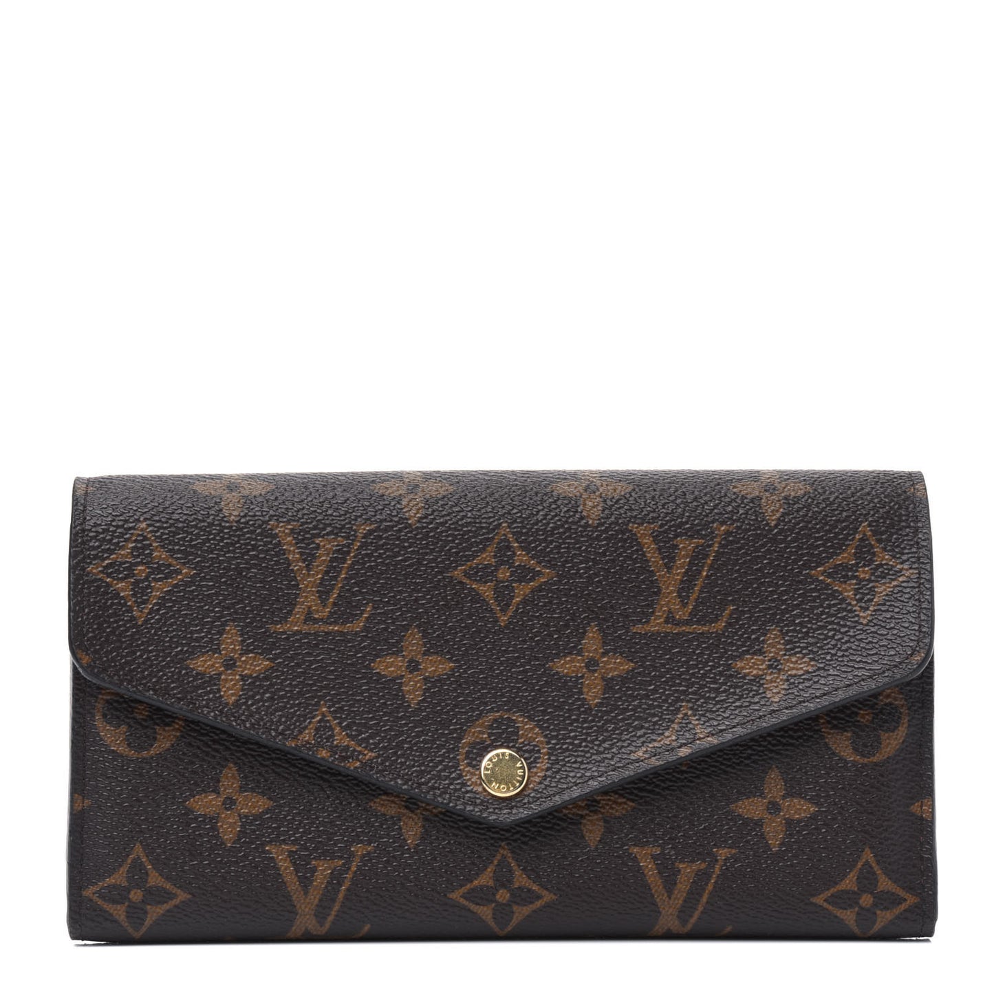 Monogram Sarah Wallet NM Coquelicot