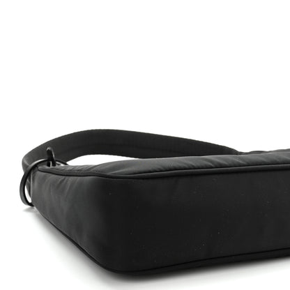 Prada Tessuto Nylon Mini Re-Edition 2000 Bag Black 9 of 10