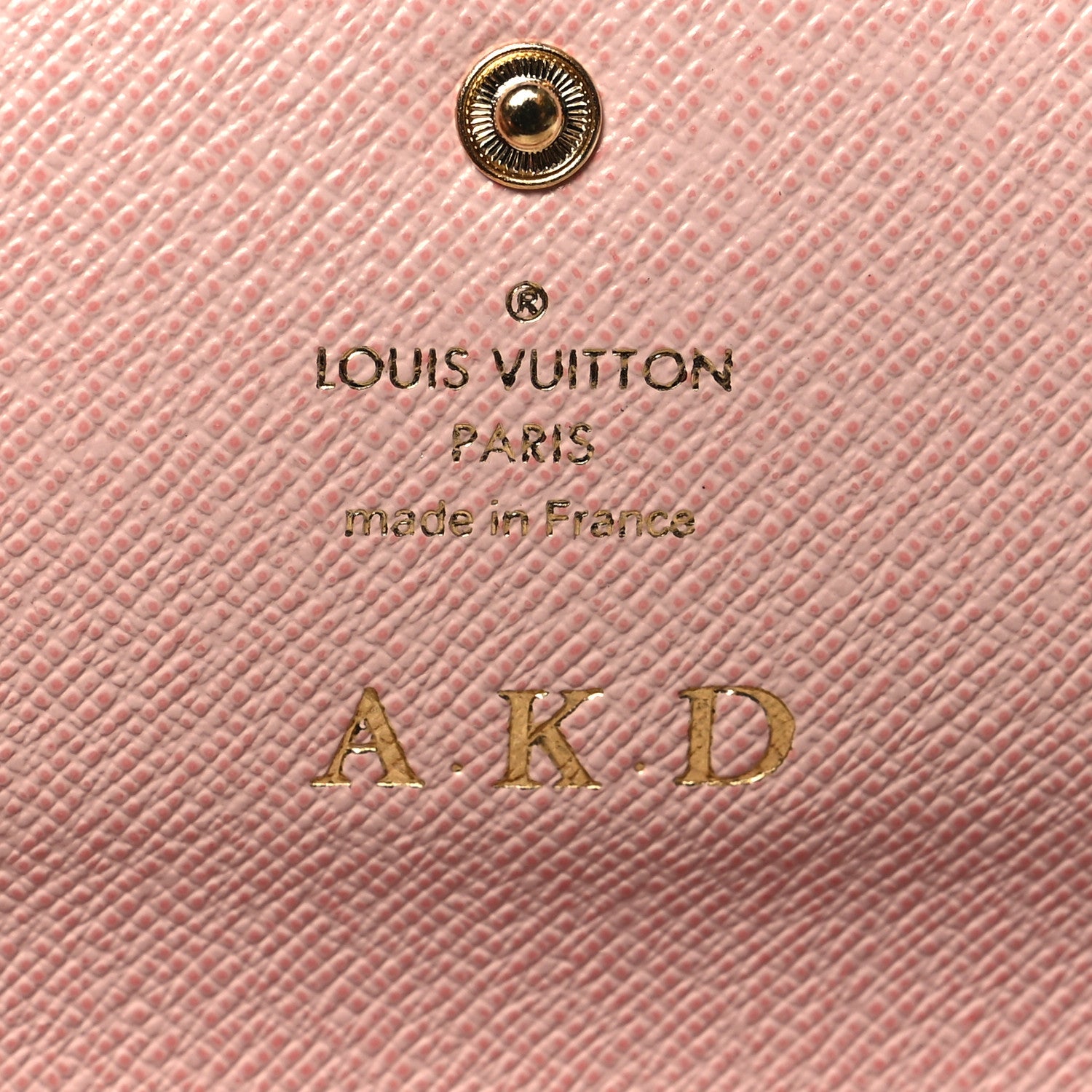 Louis Vuitton Damier Azur Emilie Wallet Rose Ballerine 6 of 11