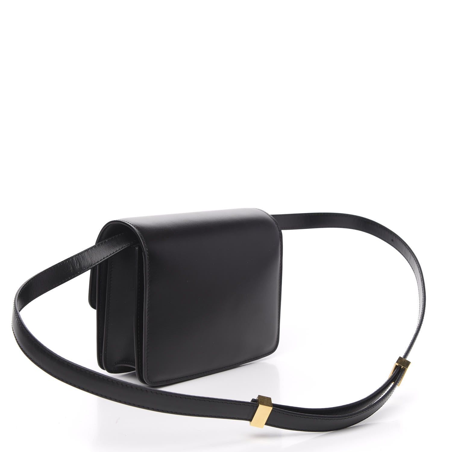 Celine Box Calfskin Small Classic Box Flap Bag Black 3 of 8