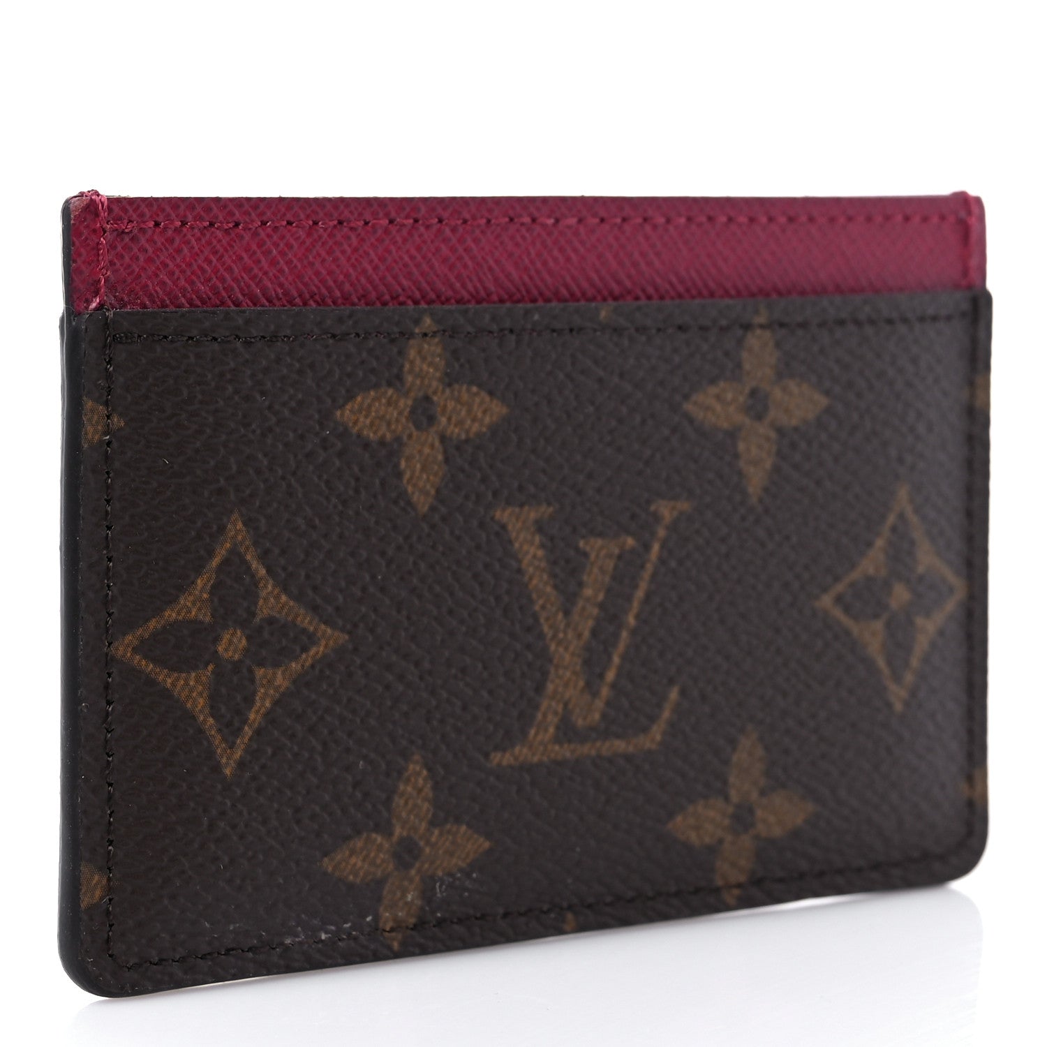 Louis Vuitton Monogram Card Holder Fuschia 4 of 10