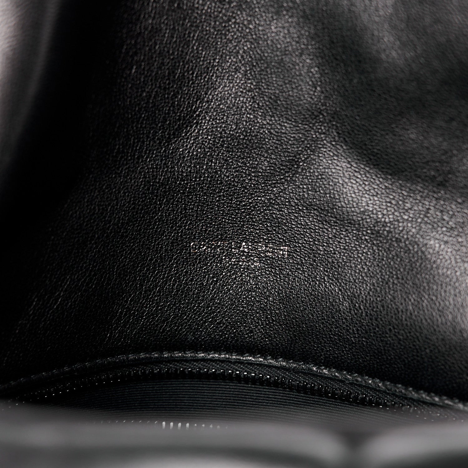 Saint Laurent Lambskin Quilted Monogram Monochrome Medium Loulou Puffer Chain Satchel Black 6 of 12