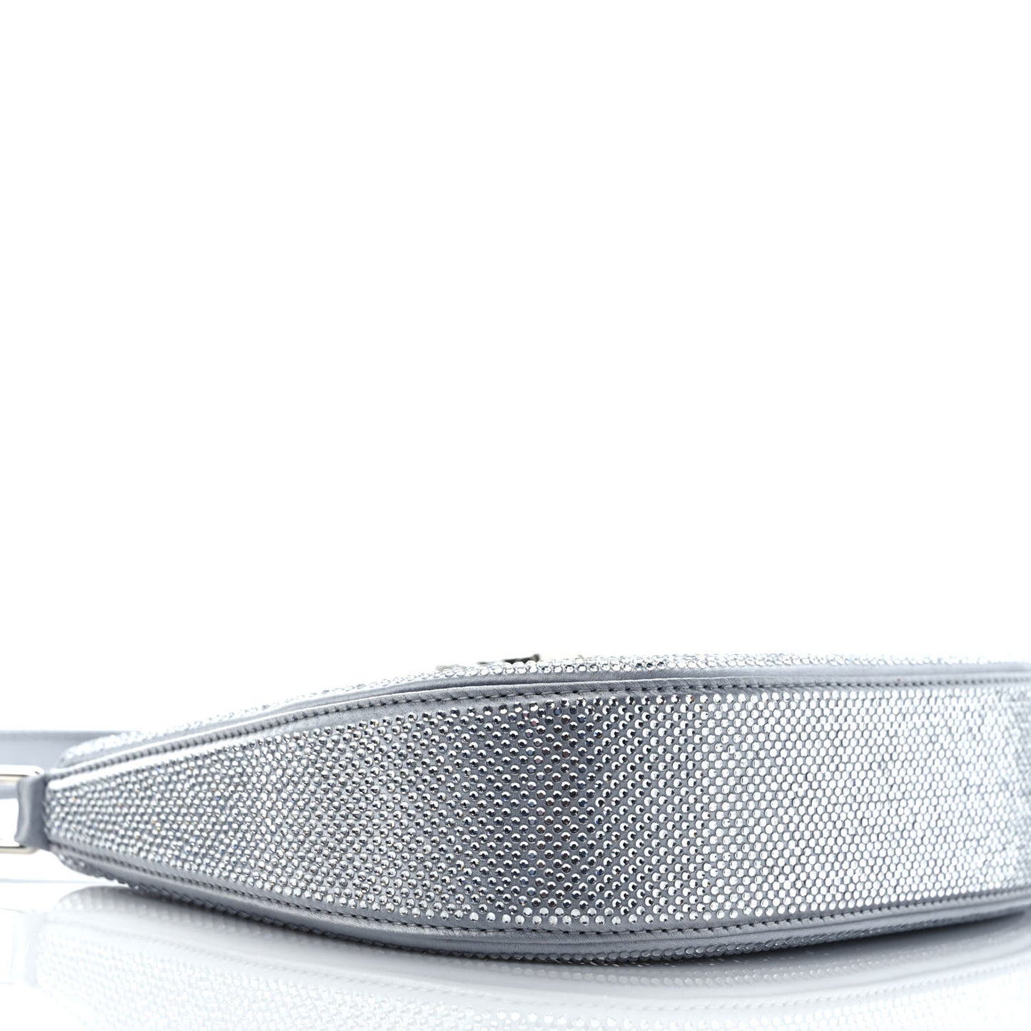 Mesh Crystal Rhinestone Small Legacy Hobo Alloy