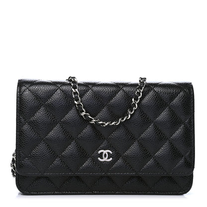 Chanel Caviar Quilted Wallet On Chain WOC Black 1 of 7