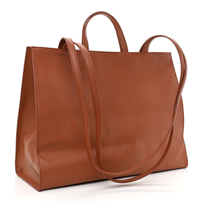 Telfar Vegan Leather Large Shopping Bag Tan 3 of 11