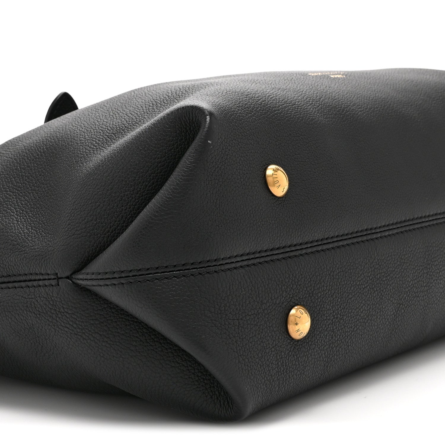 Louis Vuitton Grained Calfskin Low Key Cabas MM Black 9 of 10