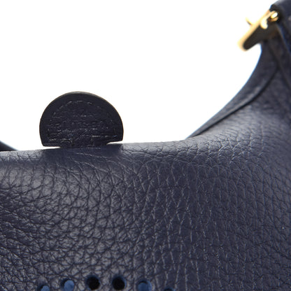 Hermes Taurillon Clemence Evelyne TPM Bleu Nuit 7 of 10