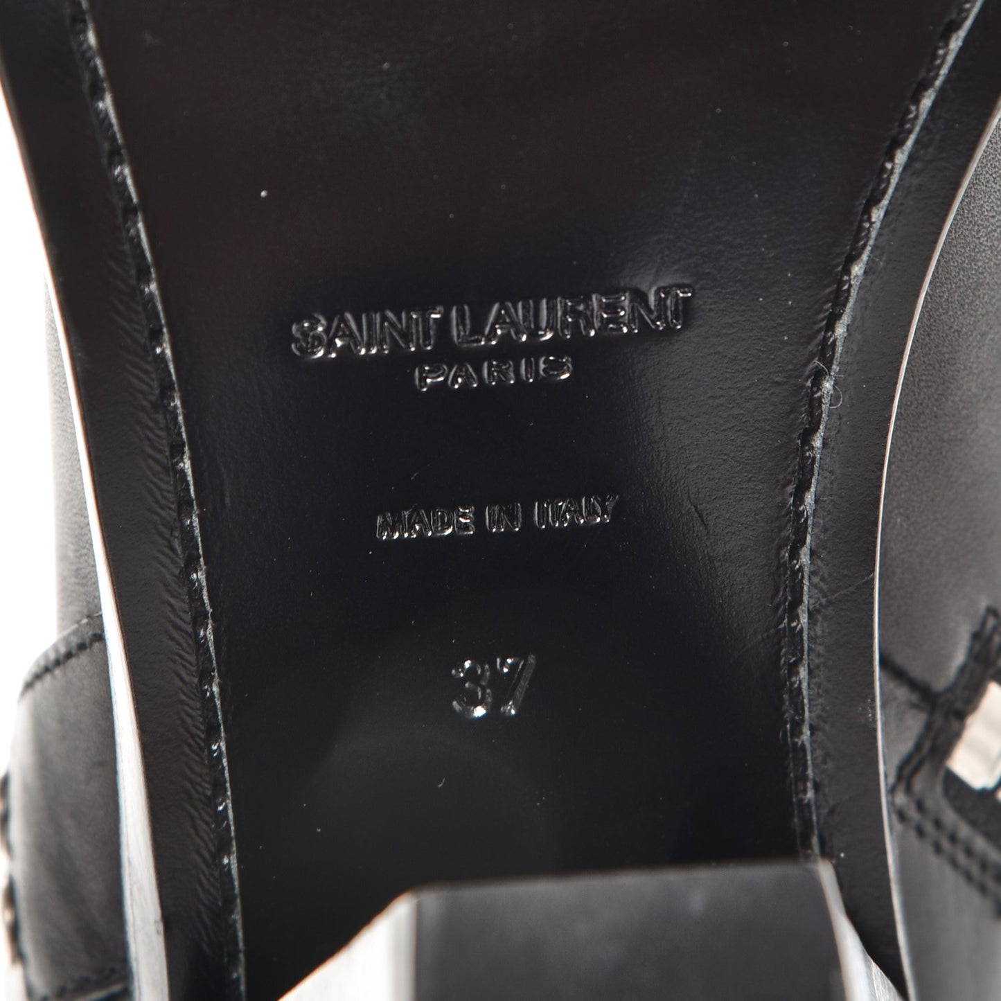 Calfskin Chain Harness Curtis 80 Ankle Boots 37 Black