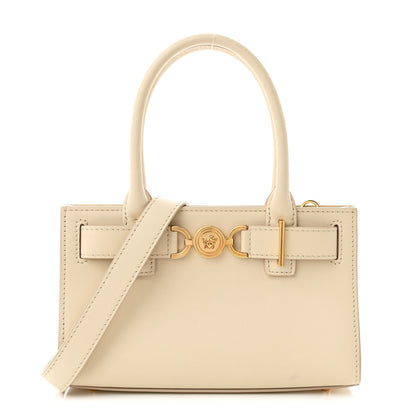 Versace Calfskin Small Medusa '95 Tote Bag Light Beige 1 of 10