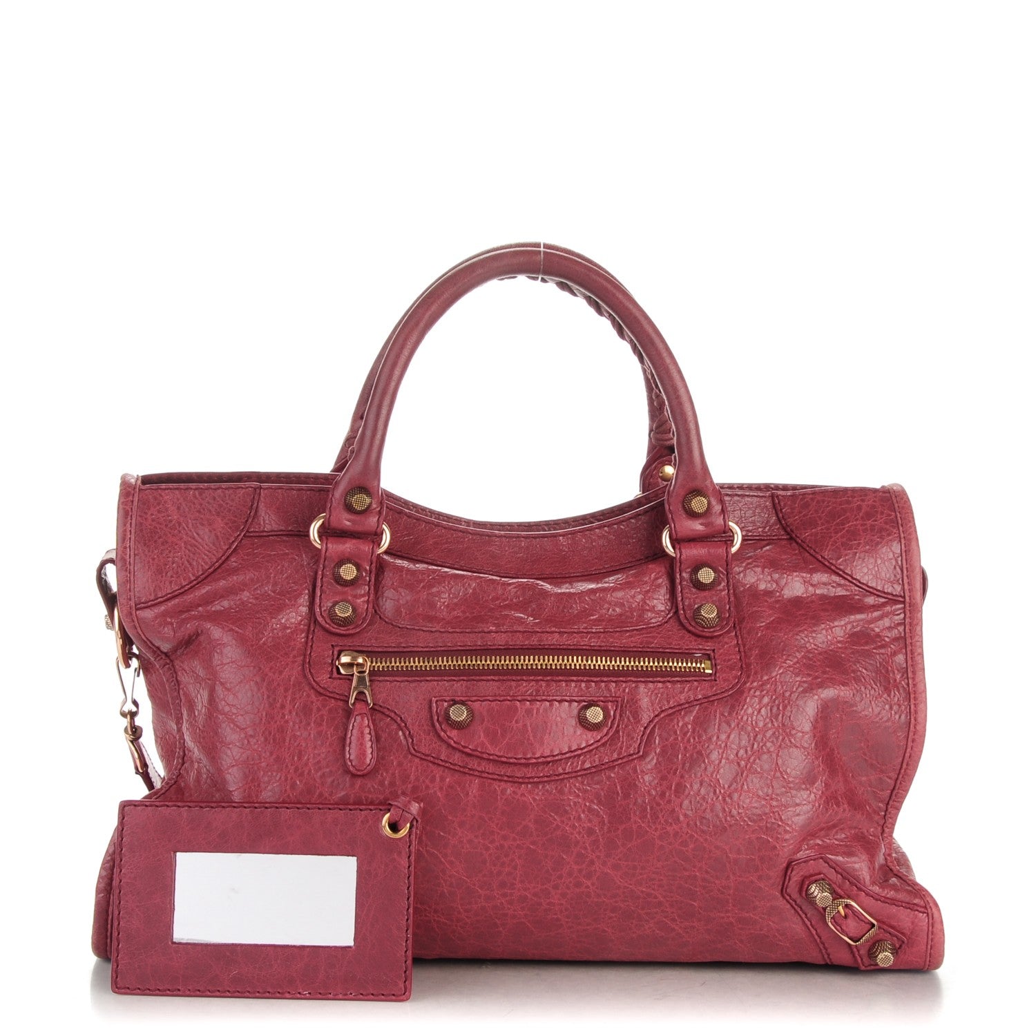 Balenciaga Agneau Giant 12 Rose Gold Hardware City Cassis 1 of 7