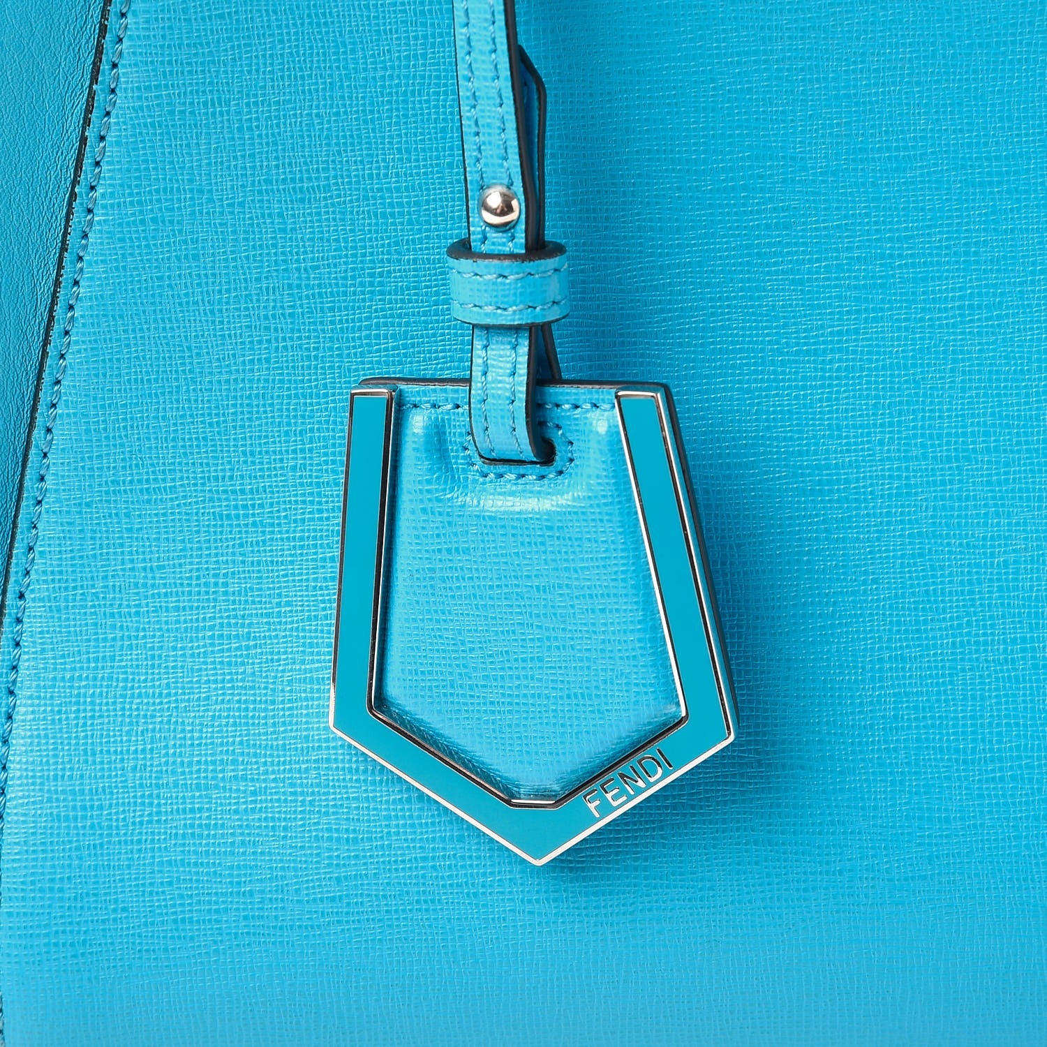 Fendi Vitello Elite Petite 2Jours Tote Maldives 14 of 14
