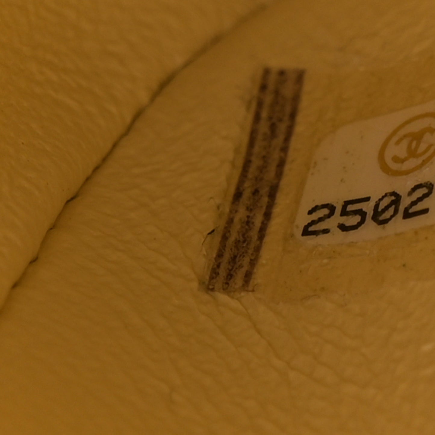 Caviar Quilted Medium Double Flap Light Yellow