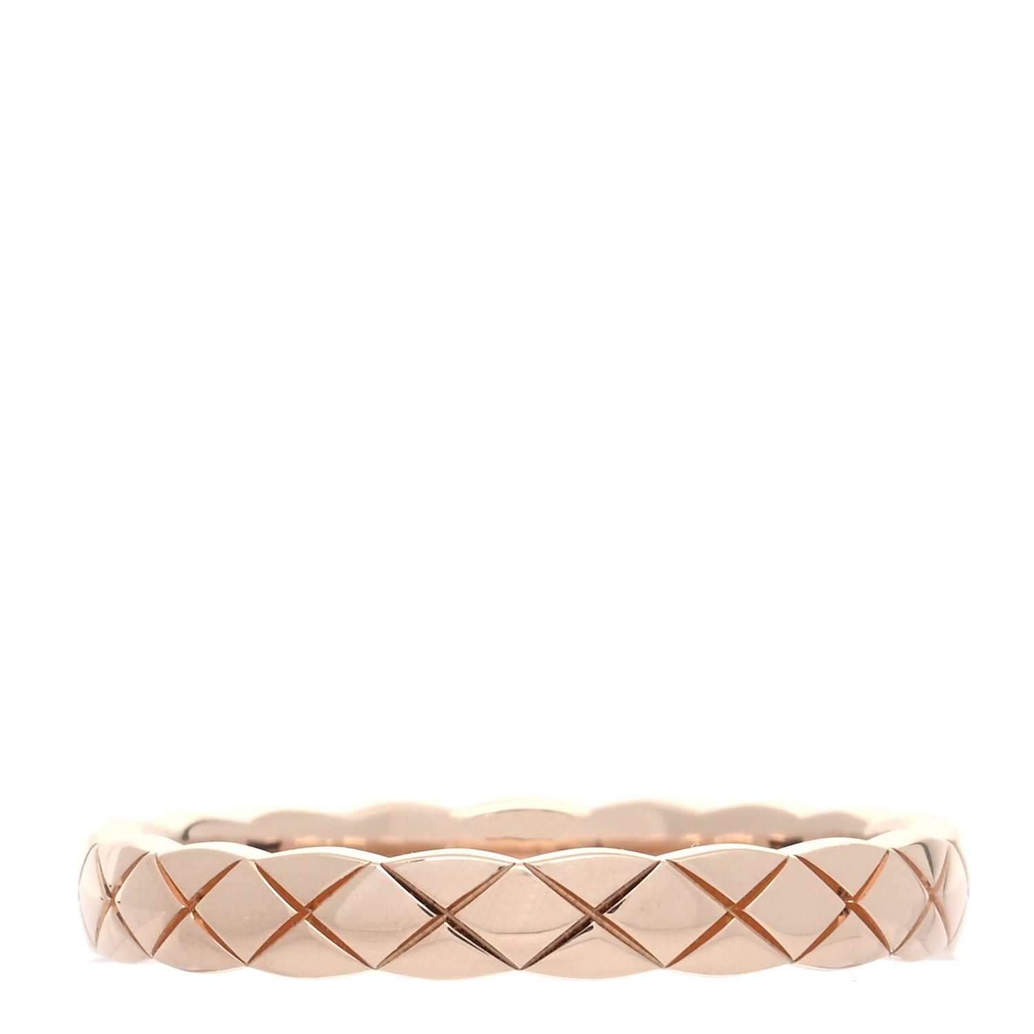 Chanel 18K Beige Gold Mini Coco Crush Ring 57 8 3 of 4