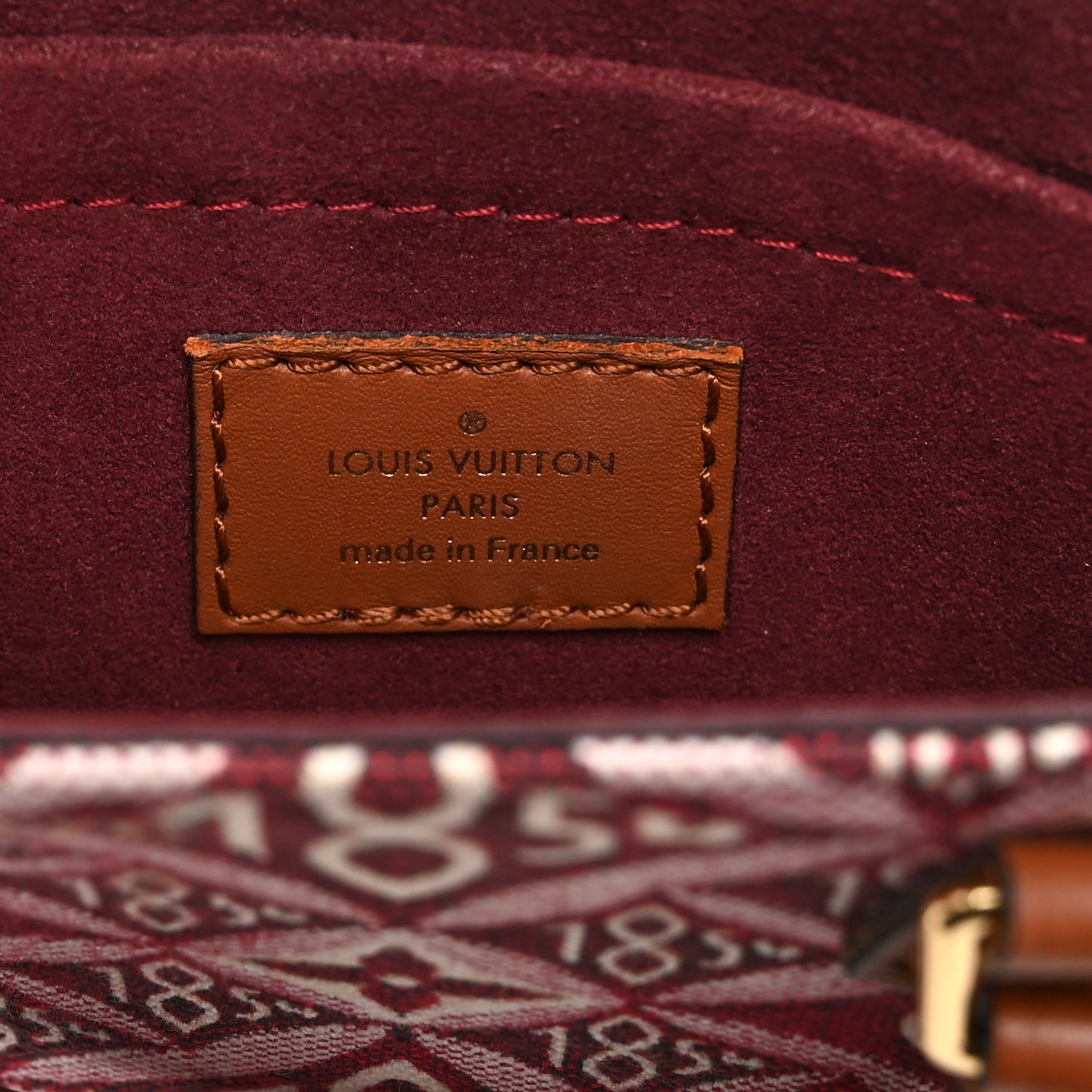 Jacquard Since 1854 Petit Sac Plat Bordeaux