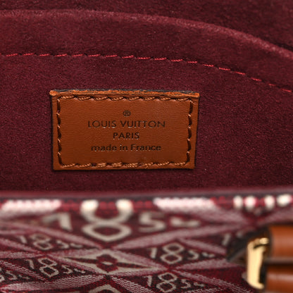 Louis Vuitton Jacquard Since 1854 Petit Sac Plat Bordeaux 6 of 10