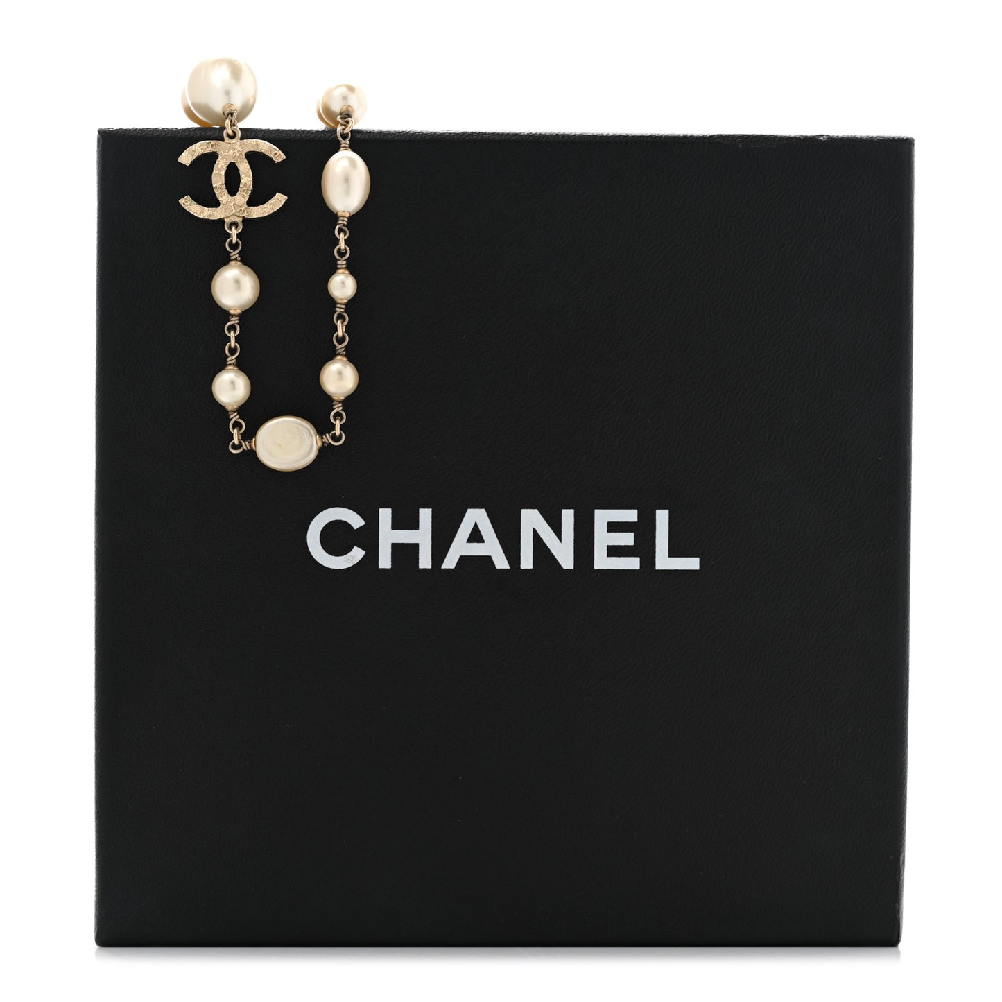 Pearl Precious Symbols CC Short Necklace Gold