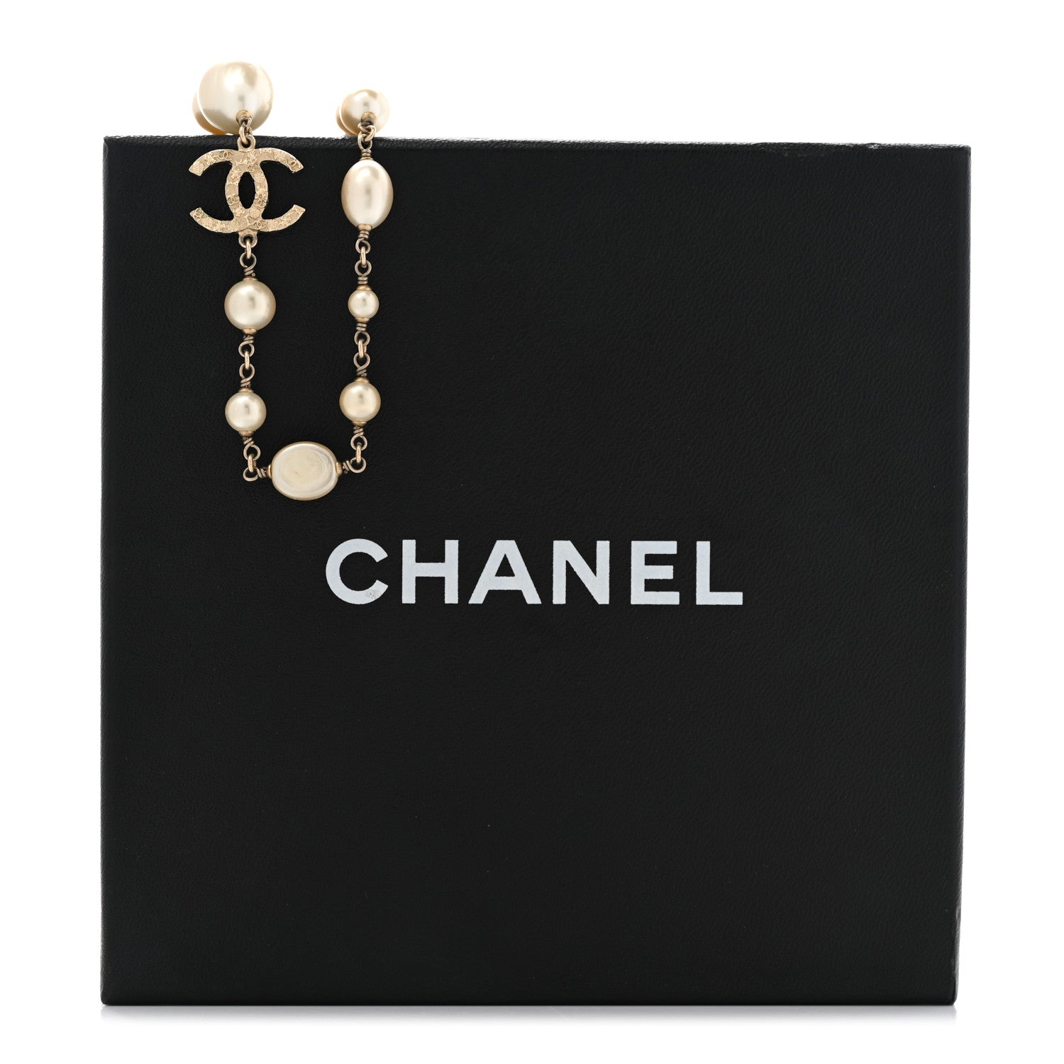 Chanel Pearl Precious Symbols CC Short Necklace Gold 8 of 8