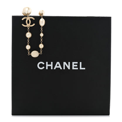 Chanel Pearl Precious Symbols CC Short Necklace Gold 8 of 8