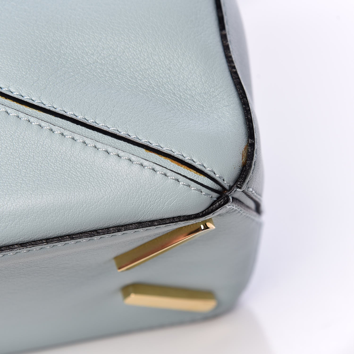 Loewe Calfskin Small Puzzle Bag Light Blue 12 of 15