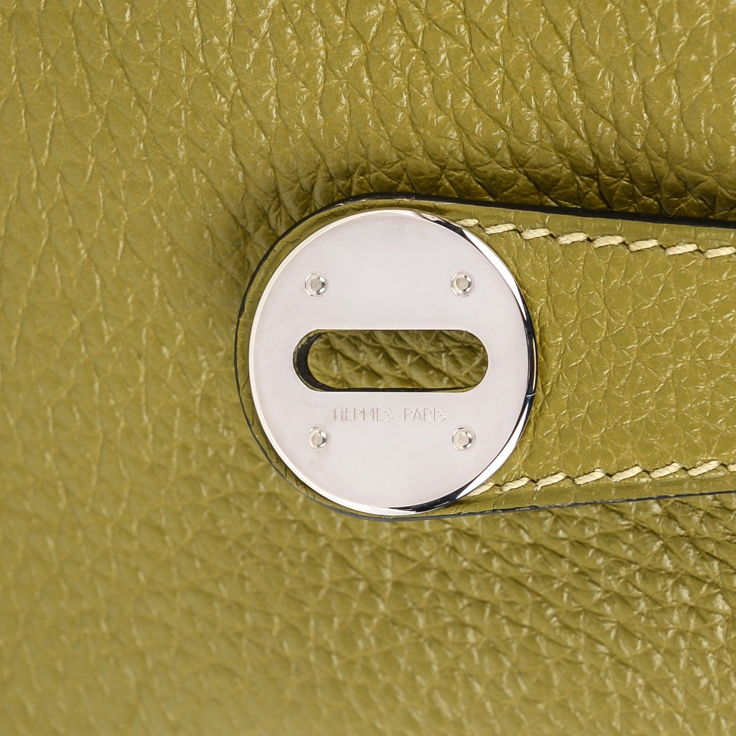 Hermes Taurillon Clemence Lindy 30 Vert Chartreuse 10 of 19