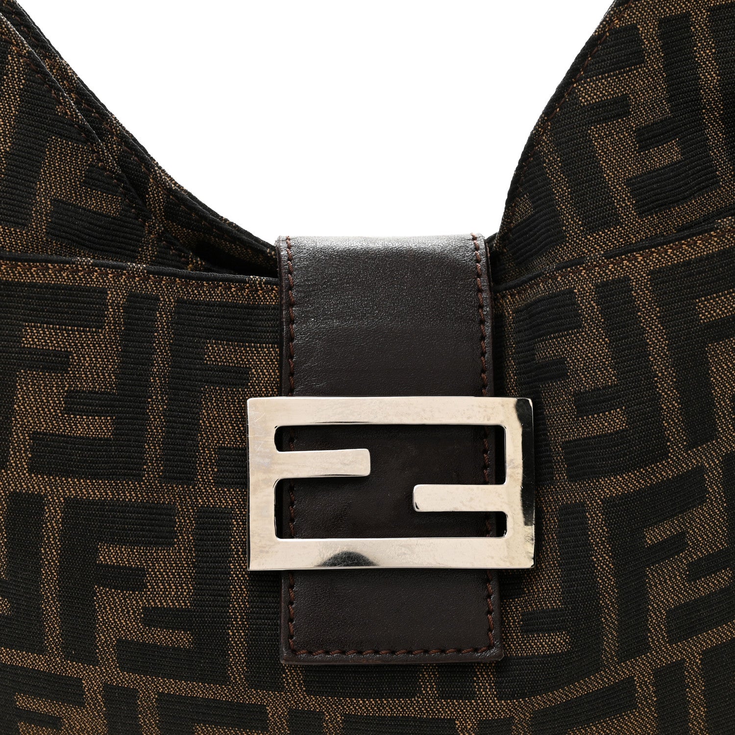 Fendi Zucca Hobo Tobacco 7 of 9