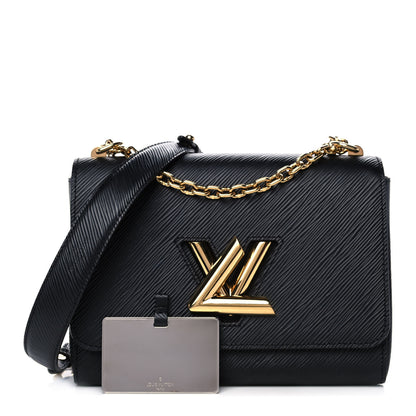 Louis Vuitton Epi Twist Shoulder Bag MM Black 1 of 10