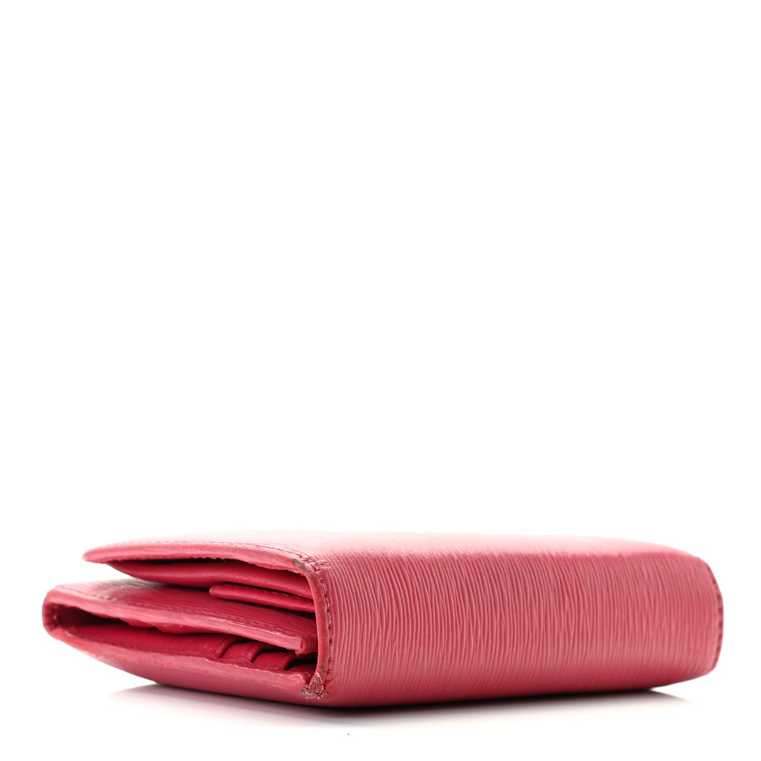 Prada Vitello Move Tri-Fold Compact Wallet Peonia 4 of 10