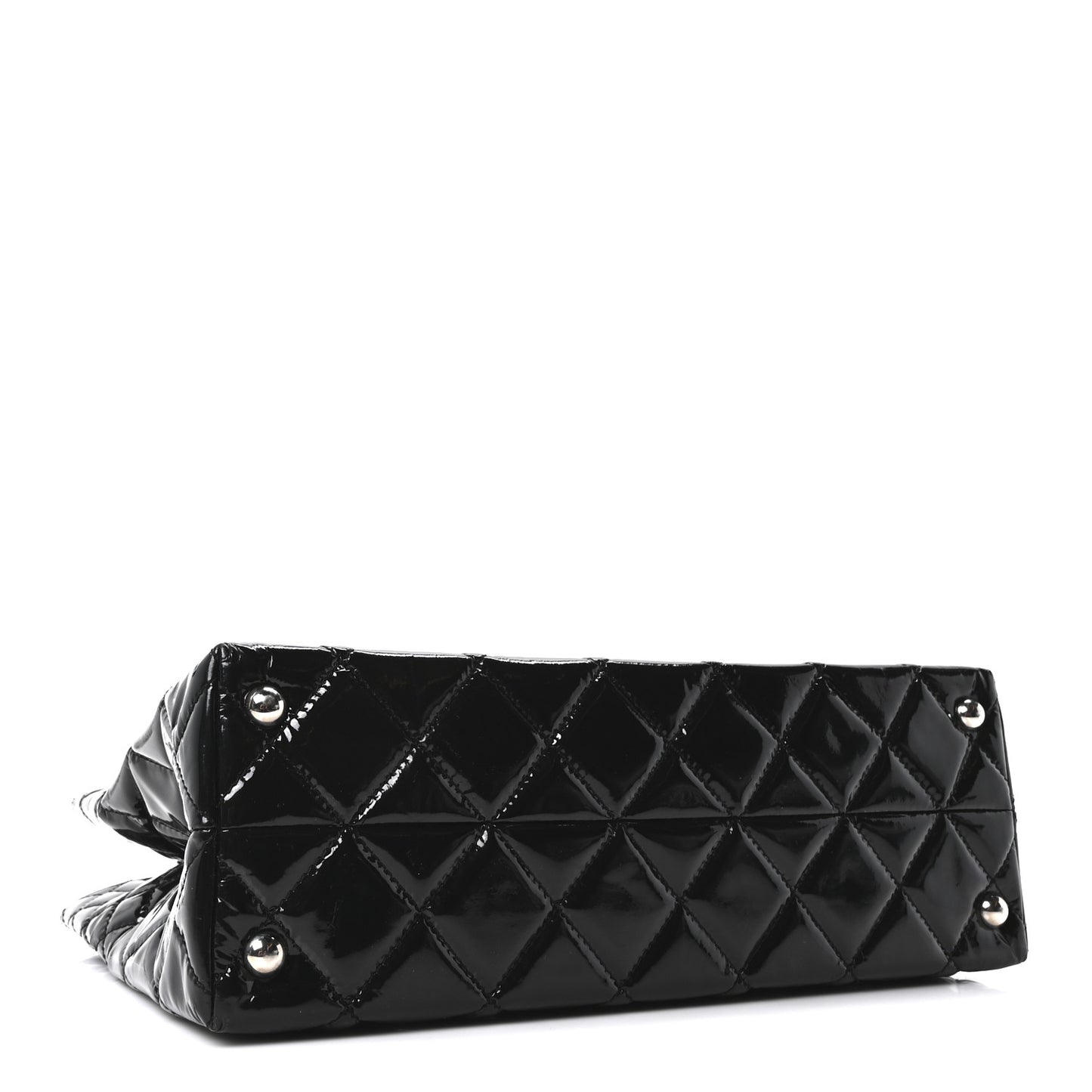 Vinyl Quilted In The Business Tote Black