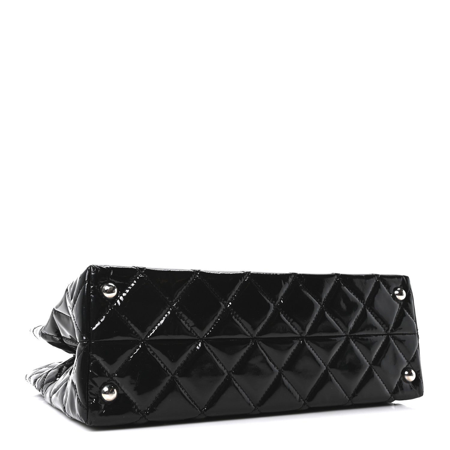 Chanel Vinyl Quilted In The Business Tote Black 4 of 10