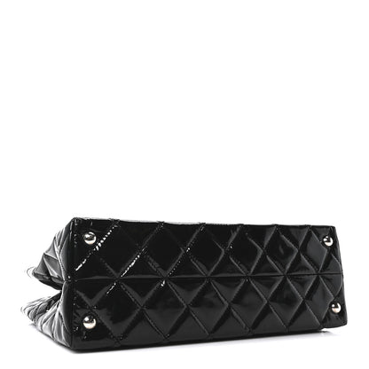 Chanel Vinyl Quilted In The Business Tote Black 4 of 10