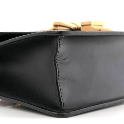 Gucci Calfskin Mini Sylvie Shoulder Bag Black 9 of 11