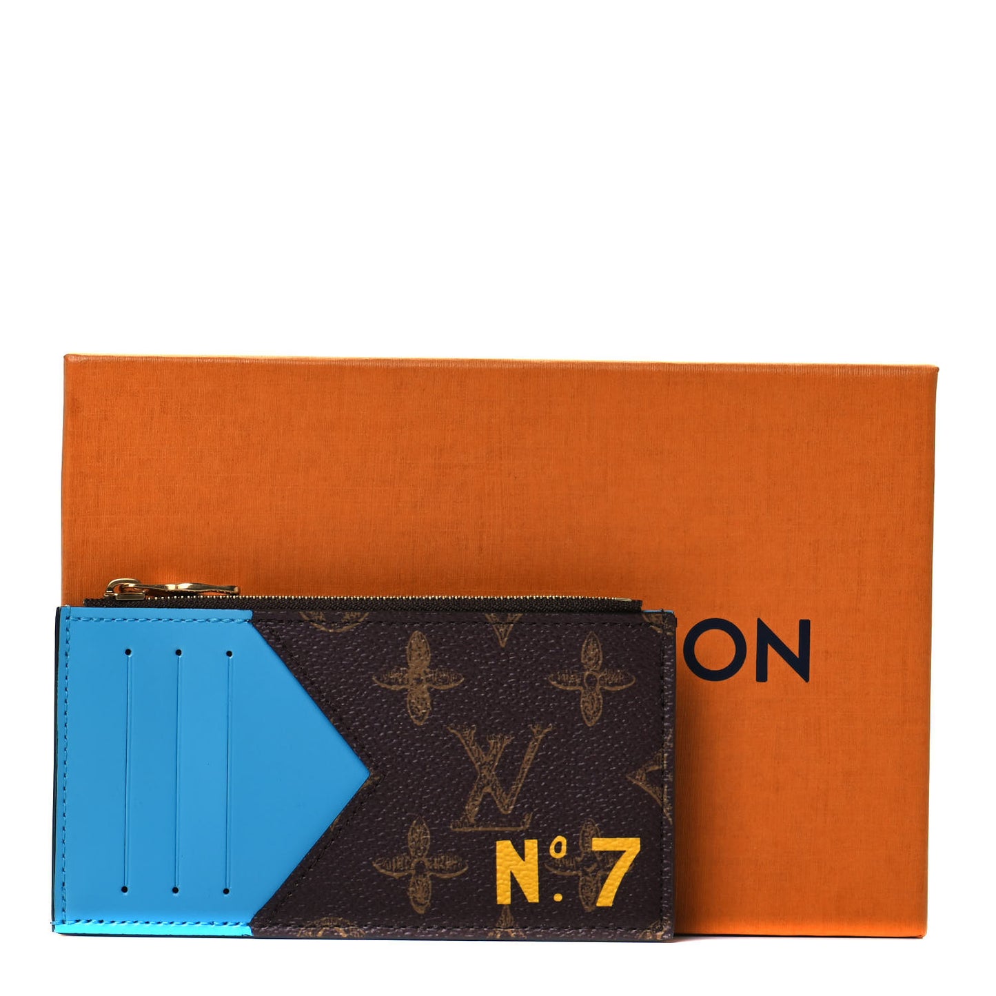 Monogram Vintage Calfskin Trunk L'œil Coin Card Holder