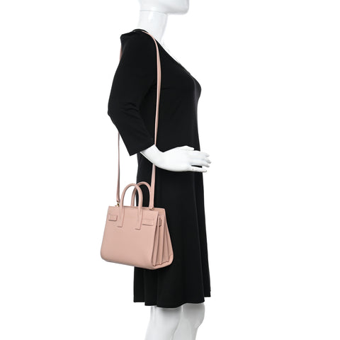 Calfskin Nano Sac De Jour Pale Pink