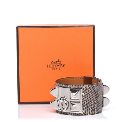Hermes Lizard Collier De Chien CDC Bracelet L Ombre 6 of 6