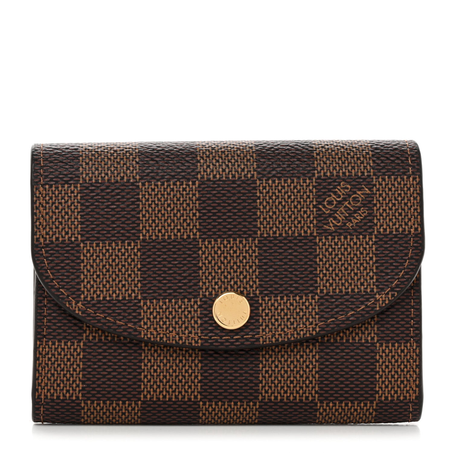 Louis Vuitton Damier Ebene Rosalie Coin Purse Rose Ballerine 1 of 7