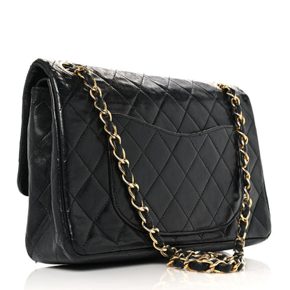 Chanel Lambskin Quilted Medium Double Flap Black 2 of 18