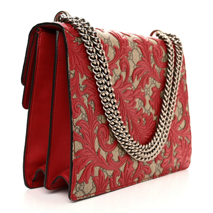Gucci GG Supreme Monogram Arabesque Medium Dionysus Shoulder Bag Hibiscus Red 3 of 17
