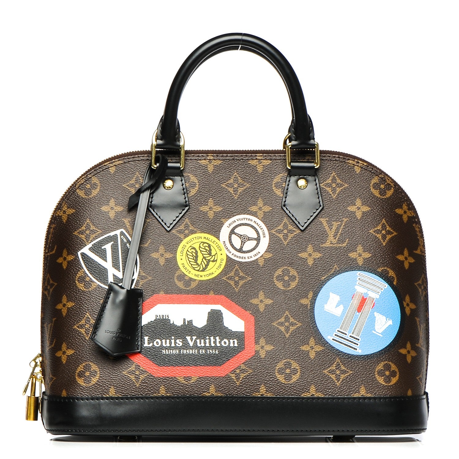 Louis Vuitton Monogram World Tour Alma PM 1 of 16