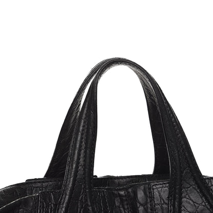 Givenchy Calfskin Crocodile Embossed Large Nightingale Black 11 of 11
