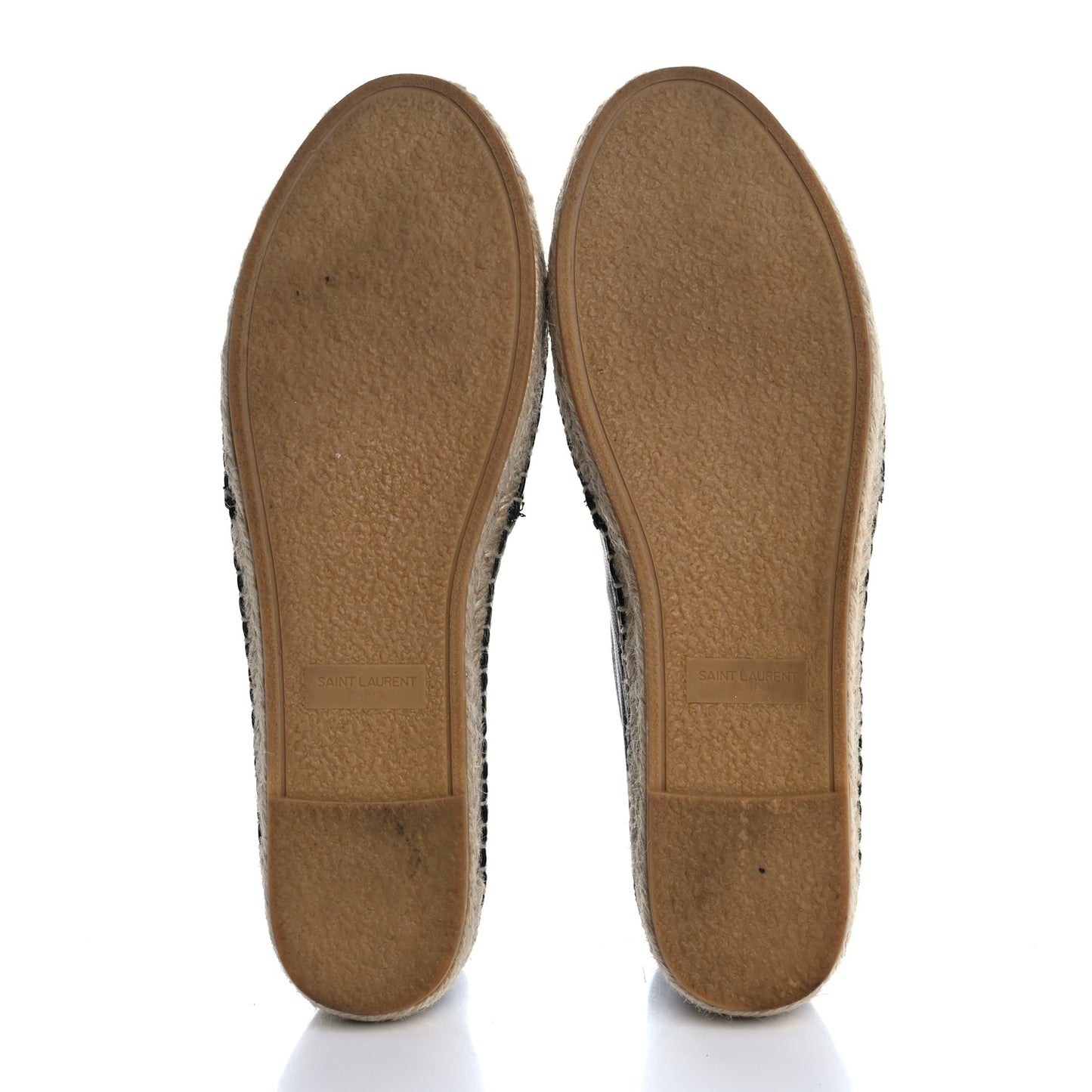 Lambskin Monogram Espadrilles 38.5 Black