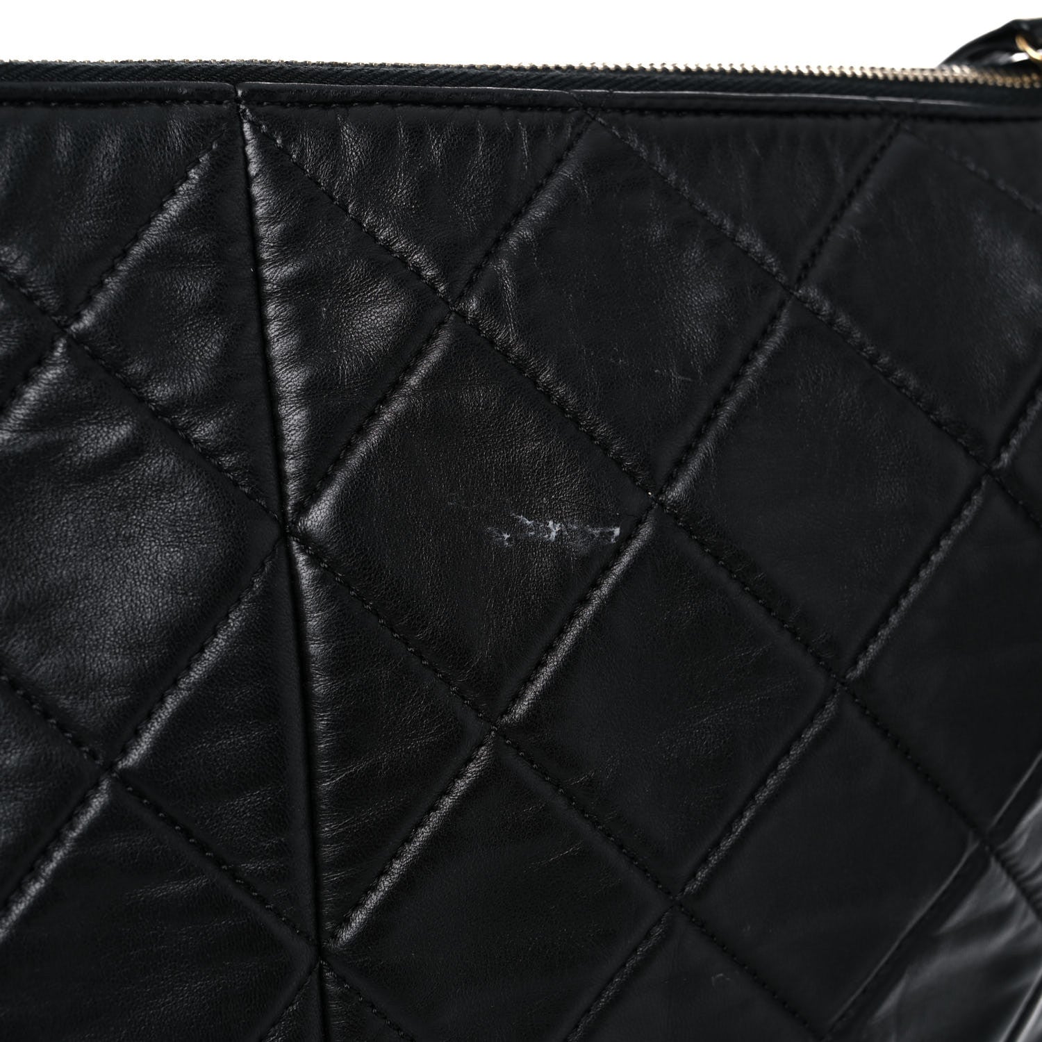 Chanel Lambskin Quilted Girl Bag Black 10 of 10